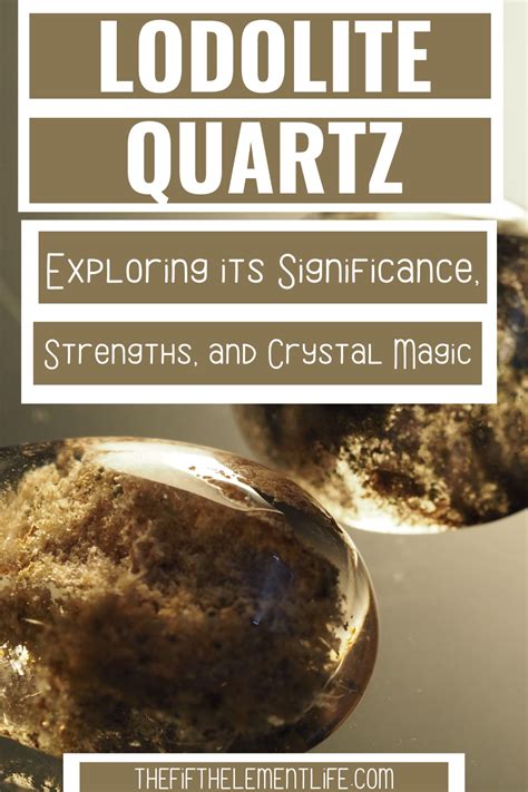 Lodolite Quartz Meanings Powers And Crystal Properties In 2024