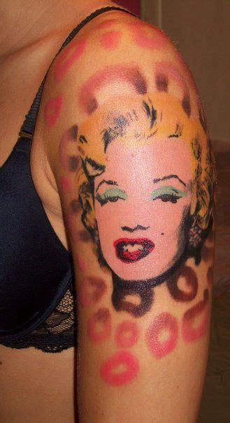 Andy Warhol Marilyn Monroe Marilyn Monroe Tattoos Tatting