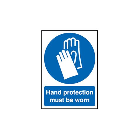 Hand Protection Must Be Worn Sign Hand Protection Sign