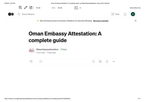 PPT Oman Embassy Attestation Meaembassyattestation PowerPoint