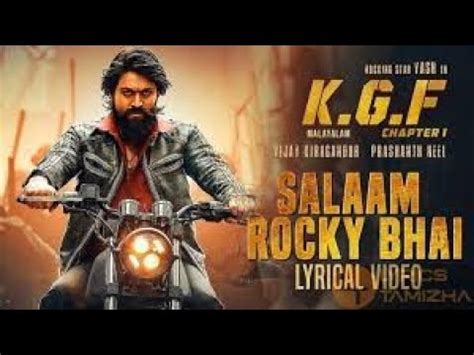 Salaam Rocky Bhai Full Video Song Kgf Kannada Yash Prashanth Neel