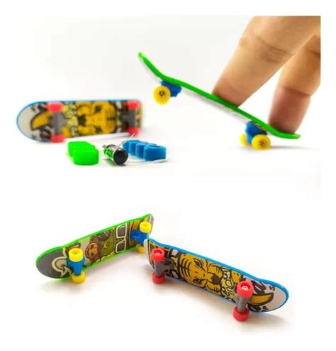 Kit Brinquedo Skate De Dedo Lixa Tech Fingerboard Mini Mercadolivre