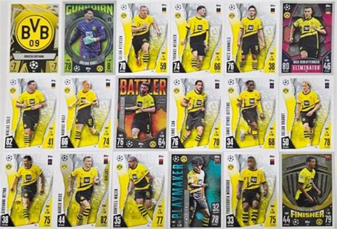 MATCH ATTAX CHAMPIONS League 2023 2024 Team Borussia Dortmund Alle 18