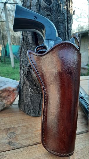 leather holster for single action revolvers Colt, Ruger, Uberti, Umare ...