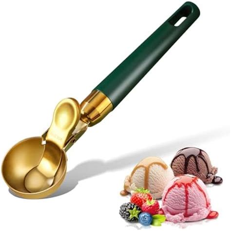 Amazon Skylety 3 Pcs Ice Cream Scoops With Trigger Multiple Size