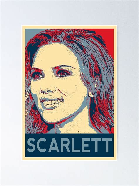 Scarlett Johansson Poster For Sale By Bend The Trendd Redbubble