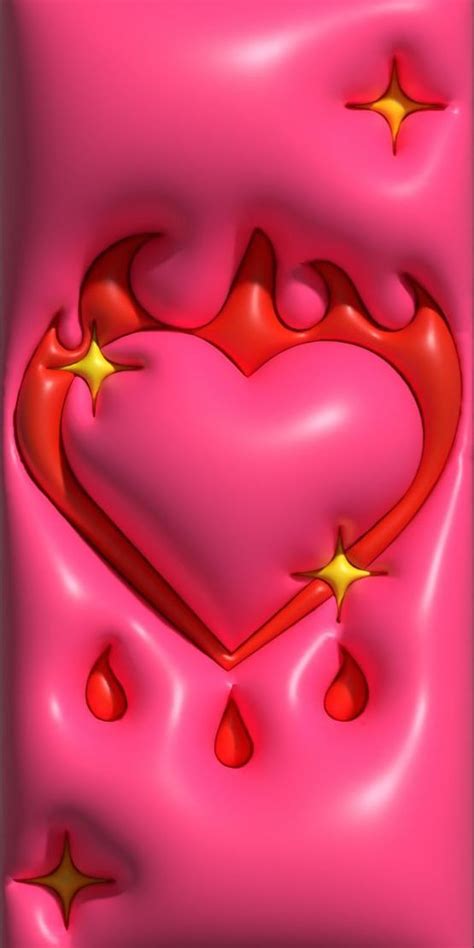 Hearts Pink 3D Wallpaper Aesthetic 🎀 | Iphone wallpaper, 3d wallpaper ...