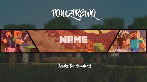 Minecraft Youtube Banner By Kubisdesign On Deviantart