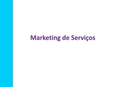 Marketing De Serviços