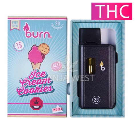 Burn Grease Monkey Hybrid THC Disposable Pens 2 Grams