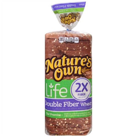 Kroger Nature S Own Life Double Fiber Wheat Bread 20 Oz