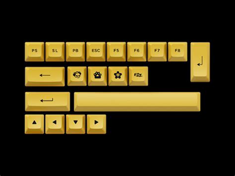 Akko Black Gold 3068B 65 Bluetooth RGB Double Shot PBT Hot Swap Star Fish Keyboard