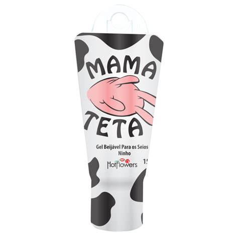 Mama Teta Gel Beijável Para Seios Linha Xups Brasileirinhos g Hot Flowers Litoral Sex Shop