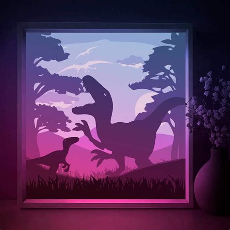 Jurassic Park Light Box Etsy