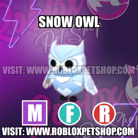 Snow Owl MEGA FLY RIDE Adopt Me