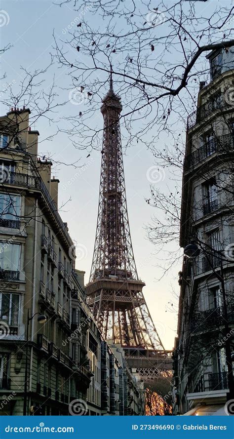 Street View In Paris France Stock Photo Image Of Construction