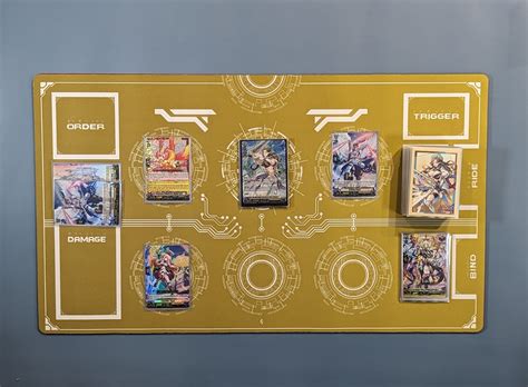 CARDFIGHT VANGUARD OVERDRESS NATION PLAYMAT KETER SANCTUARY