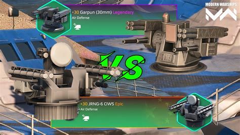 Garpun 30mm Vs JRNG 6 CIWS Multi Purpose Air Defense Comparison