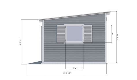 12x12 Lean To Garden Shed Plans Shedplans Org