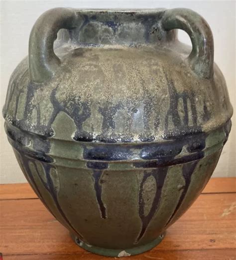 Ancien Imposant Vase C Ramique Gr S Greber Beauvais Superbe Cm