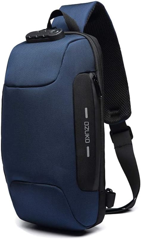 OZUKO Casual Sling Bag Mochila De Hombro Bolsas De Hombro Impermeable