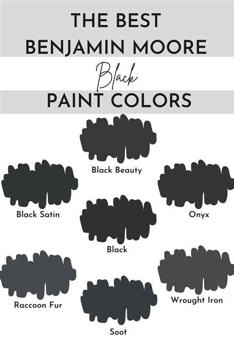 The Best Black Paint Colors In 2024 Black Paint Color Black Paint