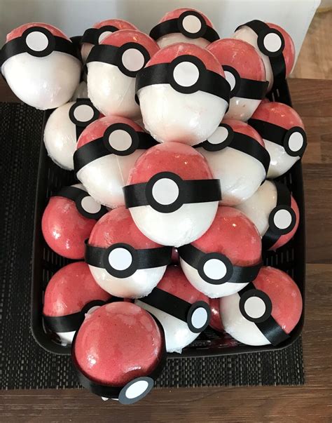 Kids Pokemon Surprise Toy Inside Bath Bomb Etsy