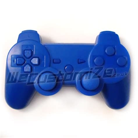 Blue Dualshock 3 controller with Full Blue Button Set | Ps3 controller ...