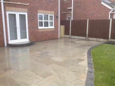 Grey Indian Stone Patio 3 Barlow Landscaping