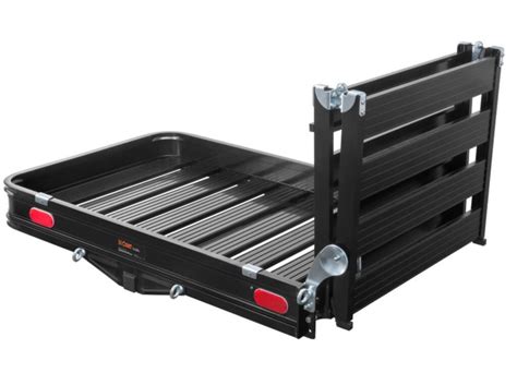 CURT (18112): Trailer Hitch Cargo Carrier with Double-Folding Ramp ...