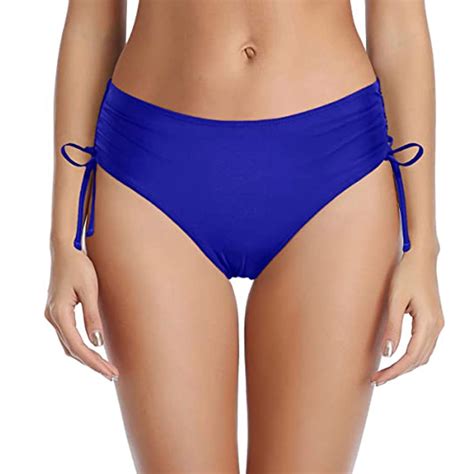 Ptauao Womens Swimsuits Swim Pants Low Waist Brazilian Bikini Bottom Swimwear Briefs Beachwear