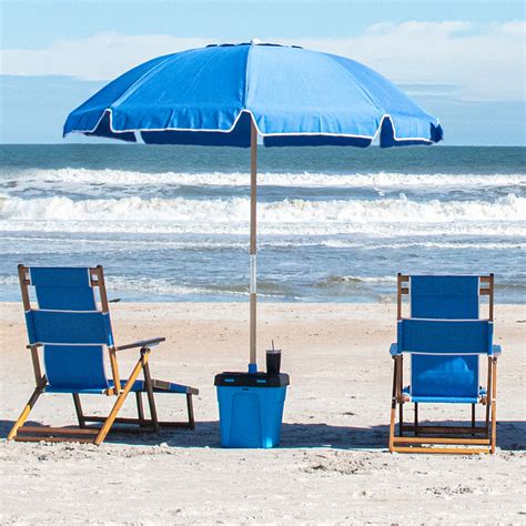 The Wind Proof Beach Umbrella Stand Hammacher Schlemmer