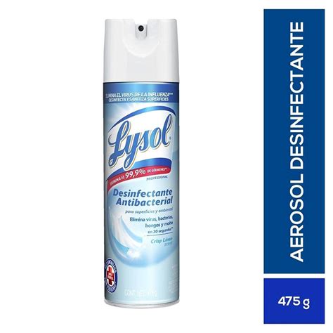 Lysol Desinfectante Antibacterial Para Superficies Y Ambiental Crisp