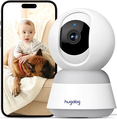 Amazon Hugolog K Mp Indoor Pan Tilt Security Camera With Auto