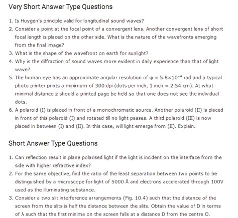 Important Questions For Class 12 Physics Chapter 9 Ray Optics And