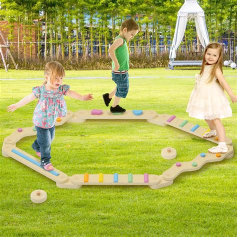 67i Kids Balance Beams Wooden Toddler Balance Beam Kids