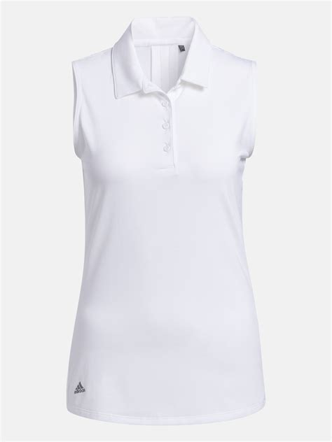 Adidas Ultimate 365 Solid Sleeveless Golf Polo Golf Clothing