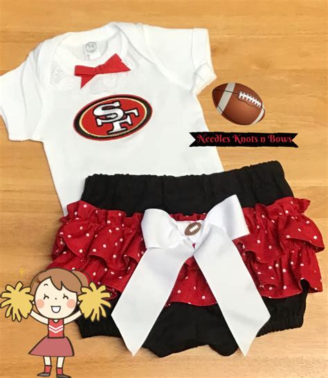 San Francisco 49ers Game Day Football Outfit Baby Girls And Toddlers