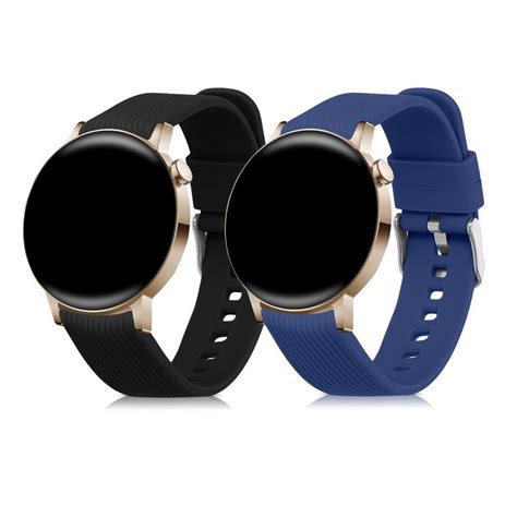 Kwmobile Uhrenarmband 2x Sportarmband Für Huawei Watch Gt 3 Pro 43mm Watch Gt 3 42mm