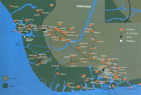 Niger River Delta Map