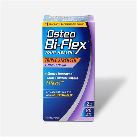 Fsa Eligible Osteo Bi Flex Triple Strength With Msm Coated Tablets 80 Ct Fsa Store