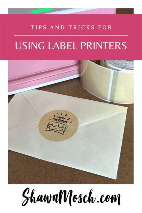 40 Fun Ways to use your Label Printer for DIY Projects