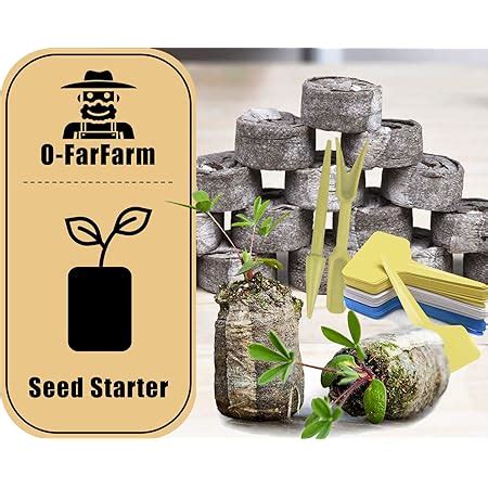 Amazon O Farfarm Seed Starter Peat Pellets For Seedlings Pcs