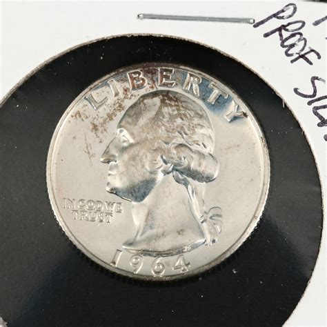 1964 Silver Proof Quarter | EBTH