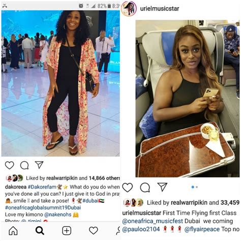 Nigerian Celebrities Troop to Dubai For The OneafricamusicFest 2019 ...