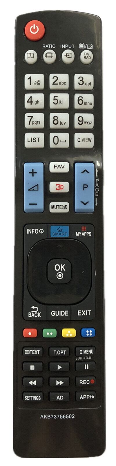 New USBRMT TV Remote For LG Smart 3D TV Sub AKB73615315 AKB73615316