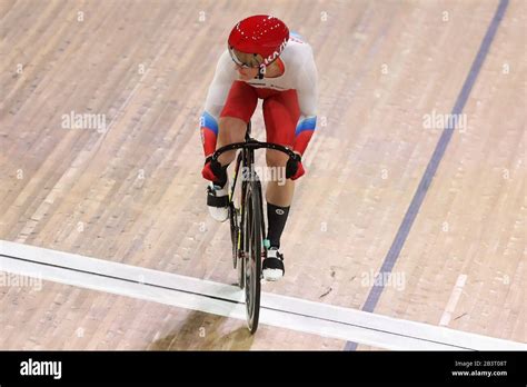 Anastasiia Voinova Of Russia Women S Sprint Semifinals During The 2020 Uci Track Cycling World