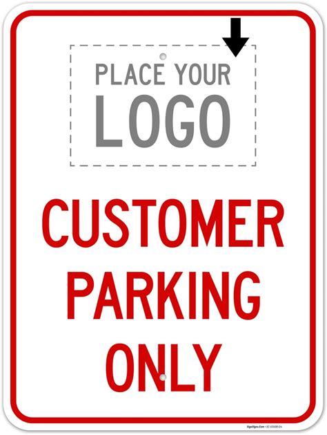 Amazon Sigo Signs Custom Customer Parking Only Sign