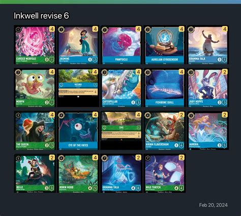 Inkwell Revise 6 Lorcana Deck • Lorcanagg