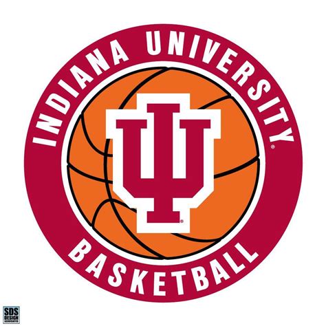 Hoosiers | Indiana 3" Basketball Circle Decal | Alumni Hall